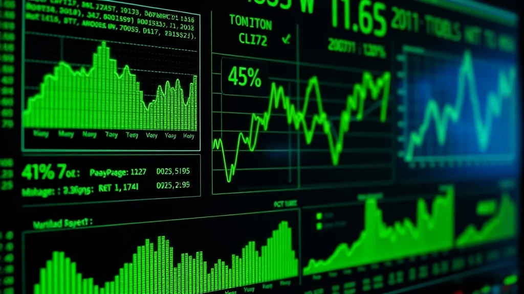A technical visualization of digital shopping data, glowing